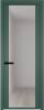 Межкомнатная дверь Profil Doors 2 AGP цвет профиля Зеленый воск, стекло безопасное 6 мм матовое 800x2000