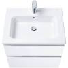 Тумба с раковиной Roca The Gap 60, 2 ящика, белый глянец фото 2