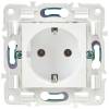 Розетка 1-местная с заземлением IEK Skandy SK-R11-16-K01 арктический белый фото 6