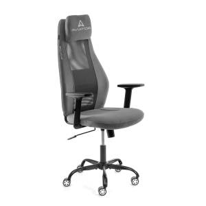 Кресло компьютерное Tetchair Aviator PLT metalBL 24682 серый, 29/W-12, флок, ткань
