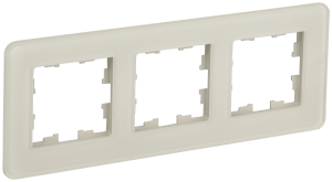 Рамка 3-постовая IEK Brite BR-M32-G-41-K98 песчаный