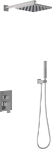 Душевой комплект Berges Wasserhaus Nardis 2S 071001 С ВНУТРЕННЕЙ ЧАСТЬЮ, хром