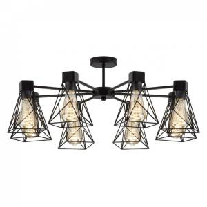 Потолочная люстра Eurosvet Trappola 70107/8 черный