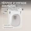 Унитаз подвесной Abber Rechteck AC1215S сиденье микролифт, с функцией биде, белый фото 6