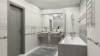Керамогранит Lasselsberger Ceramics Fiori Grigio 6046-0197 темно-серый 45x45 фото 4