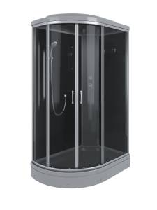 Душевая кабина Erlit ER3512PR-C4-RUS_GRAY профиль сатин, стекло тонированное, 120x80x215