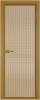 Межкомнатная дверь Profil Doors 1 AV цвет профиля Золото, стекло безопасное 6 мм мору золото 600x2000