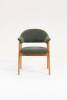 Стул Stool Group Tavu DM4774 OTE-S-355 GREEN зеленый, с деревянными ножками фото 3