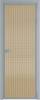 Межкомнатная дверь Profil Doors 1 AX цвет профиля Серебро, стекло безопасное 6 мм мору золото 700x2000