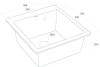 Комплект Paulmark Zemar PM104651-BLM черный металлик + Смеситель Paulmark Essen Es213211-418 для кухонной мойки, черный металлик фото 6