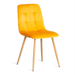 Стул Tetchair Chilly (mod. 7094-1) 20419 yellow (желтый) HLR41/натуральный