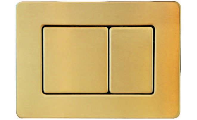 Кнопка смыва Boheme 650-G нержавеющая сталь Gold