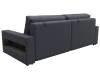 Прямой диван Лига Диванов Лига-053 НПБ 128898 GRIFON 15 серый, с полками фото 5