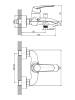 Смеситель для ванны Orange Alfi M18-100CR,хром фото 4