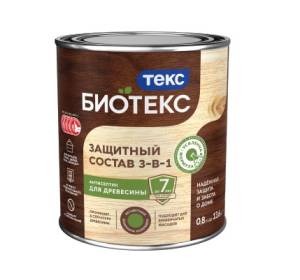 Защитный состав 3-в-1 Текс Биотекс рябина 2.7 л