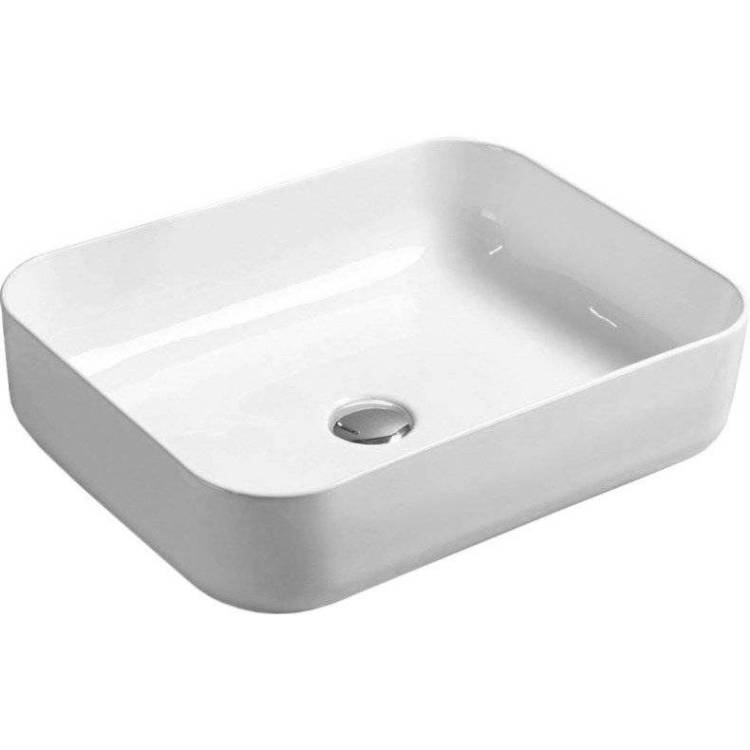 Раковина SantiLine SL-1051MW 50 см, белая матовая