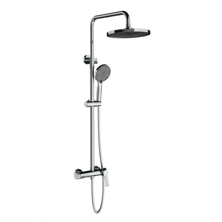 Душевая стойка Vincea Arco VSFS-4AR1CH хром, с изливом