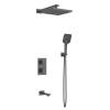 Душевая система AltroBagno Lamberto 040411 GrMt, серая, с термостатом