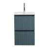Тумба с раковиной BelBagno UNO-MINI 40 подвесная, Голубой Матовый