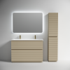 Тумба с раковиной Sancos Folk Floor напольная, 120x45x87, c двумя ящиками оснащенными доводчиками, Капучино фото 5