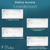 Чугунная ванна Delice Aurora DLR230617 150x70, без ножек фото 6