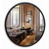 Зеркало Teymi Lina Loft Black Edition T20106 с подсветкой, круглое, D77 фото 7
