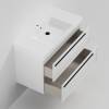 Тумба с раковиной La Fenice Elba Twin Bianco NFNC-01-ELB-B-100-2-3-100 белая матовая, 100 см фото 2
