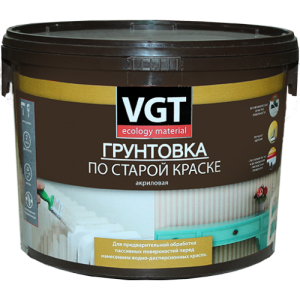 VGT ВД-АК-0301 ГРУНТОВКА по старой краске, акриловая (10кг)