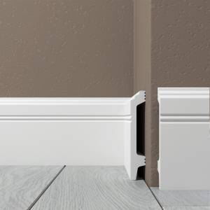 Плинтус напольный Де-Багет XPS Polymer Н 120 200x2x12