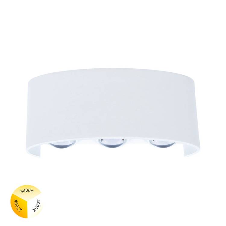 Уличный настенный светодиодный светильник Arte Lamp Bosto A3722AL-6WH