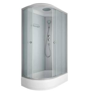 Душевая кабина Niagara NG-3324-14R 1200х800х2150 низкий поддон 26см стекло МАТОВОЕ 4 места