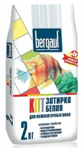 Затирка Bergauf Kitt, белая, 2 кг