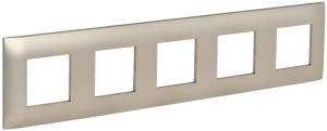 Рамка 5-постовая IEK Skandy SK-M52-K37 шампань