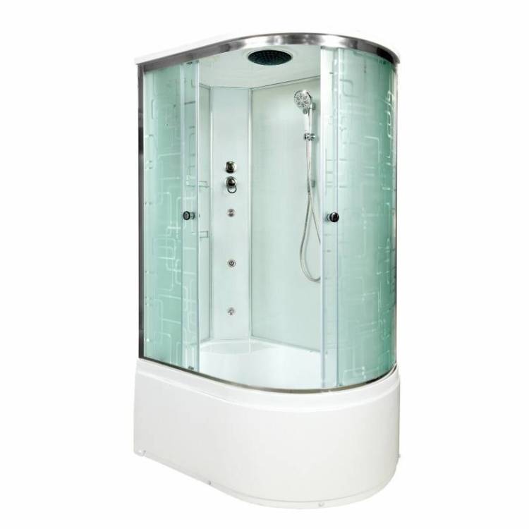 Душевая кабина AvaCan EM4512LGM с гидромассажем, 120x80x220