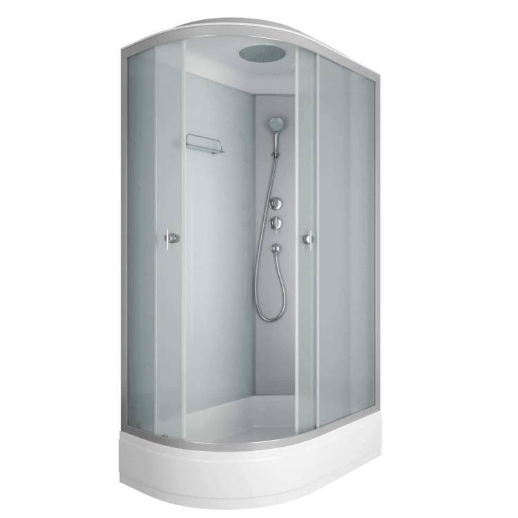 Душевая кабина Niagara NG-3324-14R 1200х800х2150 низкий поддон 26см стекло МАТОВОЕ 4 места