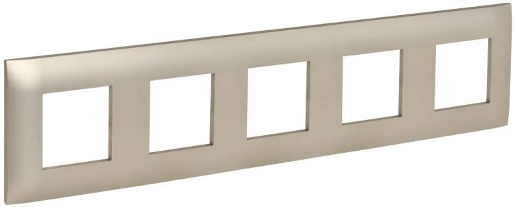 Рамка 5-постовая IEK Skandy SK-M52-K37 шампань