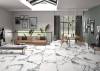 Керамогранит Primavera CR103 Blanco Tranco Carving 60x60 фото 8