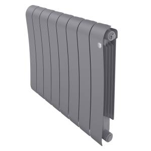 Дизайн-радиатор биметаллический Royal Thermo Infinity 500 Silver Satin - 8 секц.
