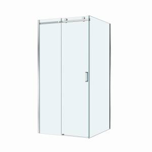 Душевой уголок BelBagno SOFT_CLOSE-2-A-1-100-C-Cr профиль хром, стекло прозрачное, 100x100x200