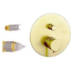 Смеситель для душа Remer Elegance NT09KBBG брашированное золото