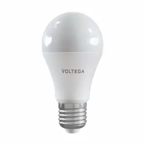 Лампа светодиодная диммируемая Voltega E27 5W 2700K матовая VG-A60E27cct-WIFI-9W 2429
