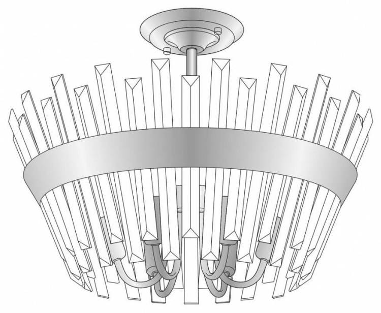 Потолочная люстра Citilux Вестерос CL307160