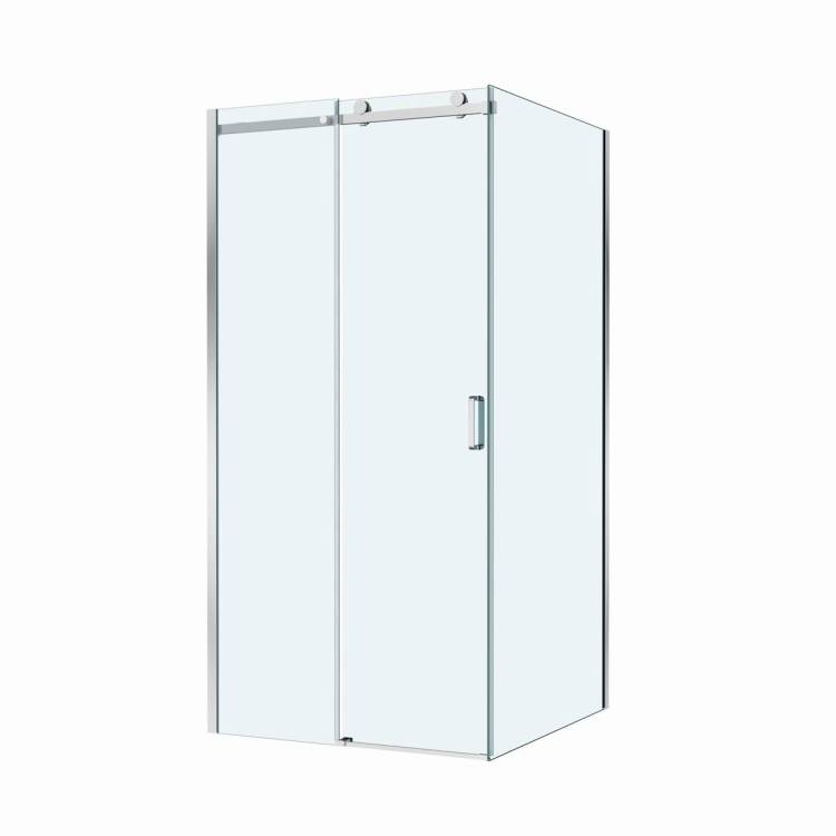 Душевой уголок BelBagno SOFT_CLOSE-2-A-1-100-C-Cr профиль хром, стекло прозрачное, 100x100x200