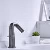 Смеситель для раковины Haiba HB10813-3 прогрессивный картридж, оружейная сталь фото 2