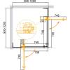 Душевой уголок Cezares Slider SLIDER-A-2-90/100-C-Cr профиль хром, стекло прозрачное, 100x100 фото 10