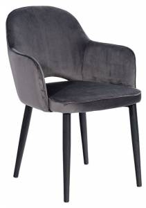 Стул Stool Group Венера MC16-2 KD HLR-21 (NP) X2 велюр серый (набор 2 шт)