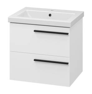 Тумба с раковиной Misty Ненси - 60 Белый 52x57x45