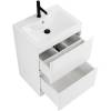 Тумба с раковиной Belbagno Albano ALBANO-700-2C-PIA-BL 70x45x81 Bianco Lucido напольная с двумя выкатными ящиками фото 5
