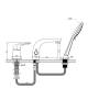 Смеситель для ванны Orange Otto M22-333w фото 7