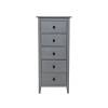 Комод Leset Мира-5 2500000193521 серый фото 3